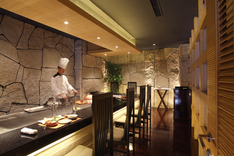 蓝日本餐厅装潢设计图片