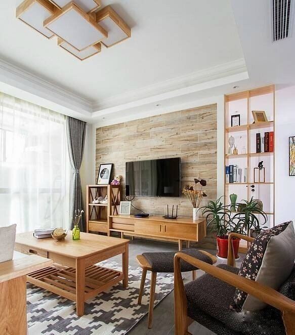 现代简约原木风，木质调带来的清爽舒适居家感