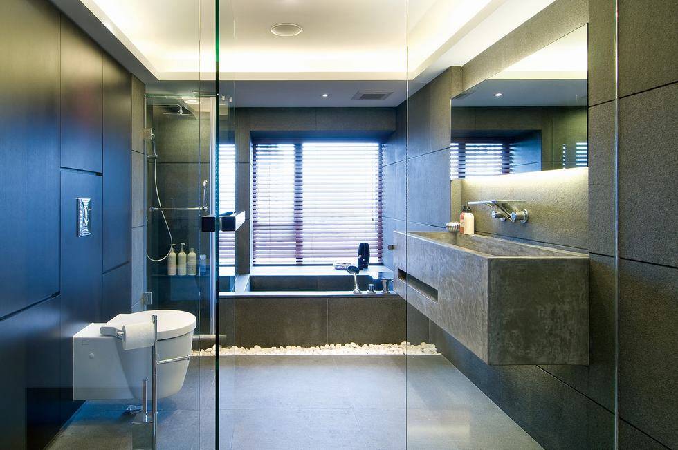 现代简约卫生间浴室淋浴房装修效果展示