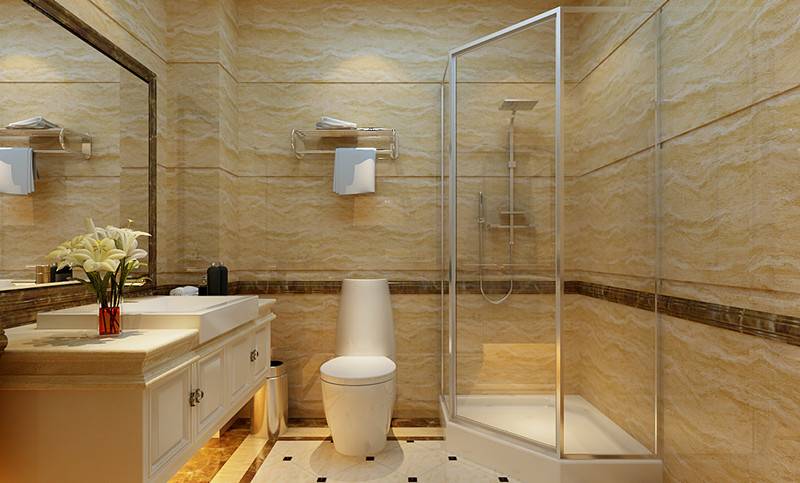 欧式卫生间卫生间淋浴房设计案例展示