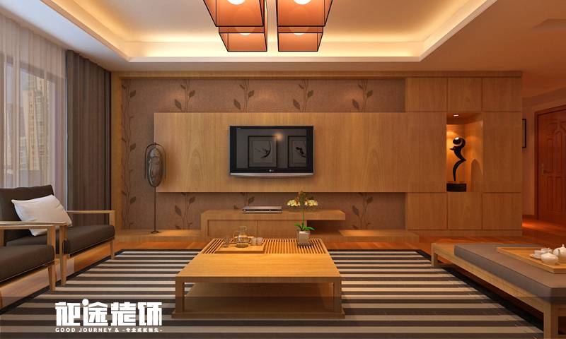 中式新中式客厅设计方案