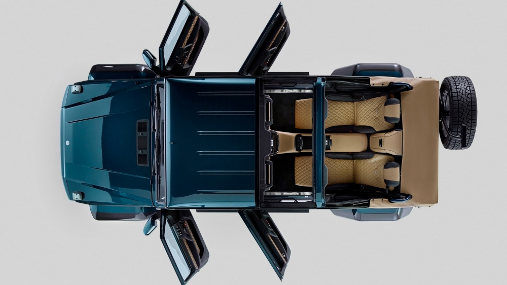 梅赛德斯奔驰G650 Landaulet高清壁纸。全球限量99辆的顶级豪车