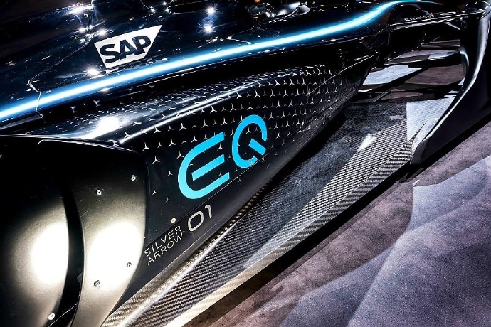 超帅的奔驰EQ Formula E 车队的 Formula E project