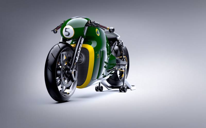 Lotus莲花C-01个性时尚摩托车首次亮相