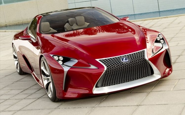 Lexus雷克萨斯红色跑车高清图片