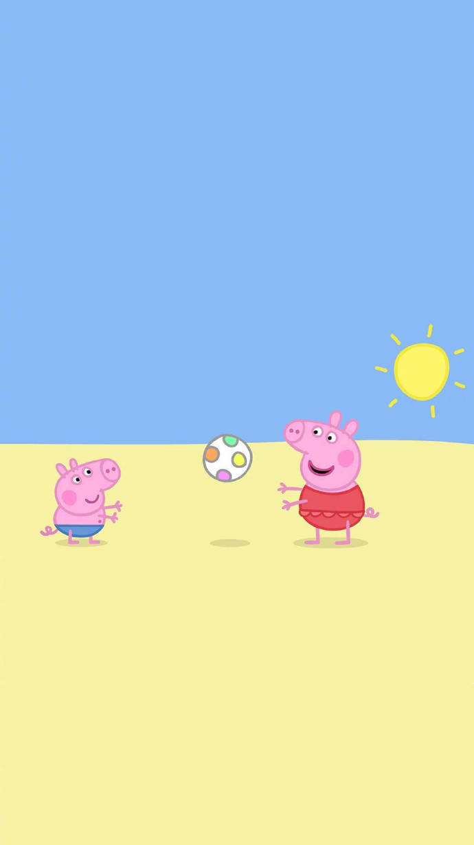 一组小猪佩奇可爱插画图片