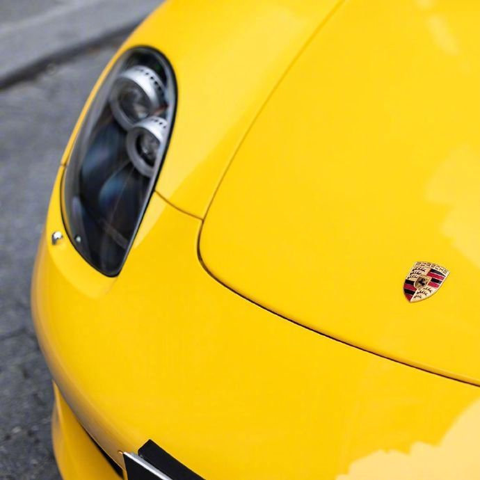非常吸睛的黄色保时捷Carrera GT图片