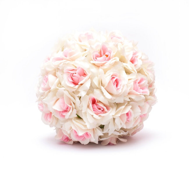 唯美粉色玫瑰花球高清图片