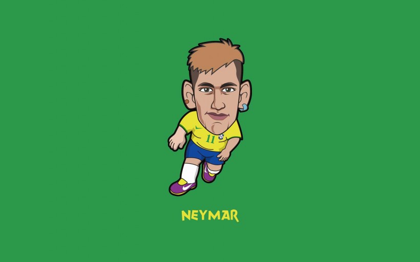 世界杯球星卡通插画图片