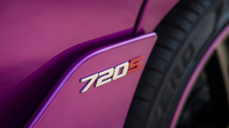 2017迈凯伦720S紫红色汽车图片