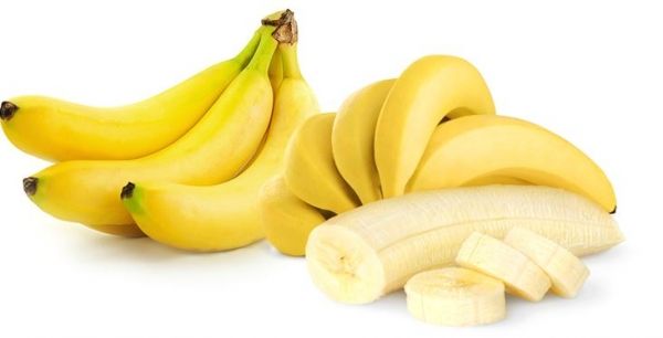 营养健康的香蕉和香蕉果肉图片