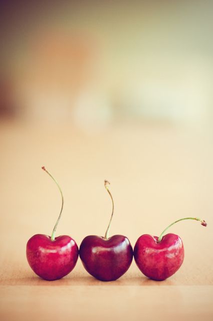 看到就想吃的水果-樱桃唯美图片