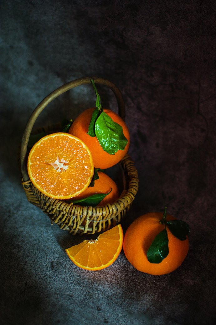 一组水分特别足的果冻橙