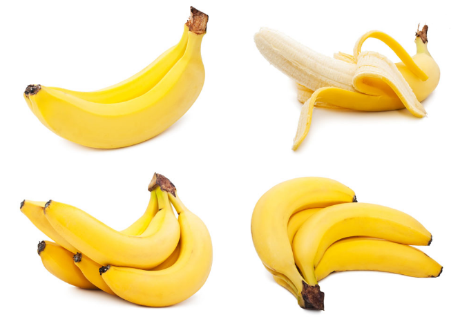 一组黄黄的香蕉特写图片欣赏