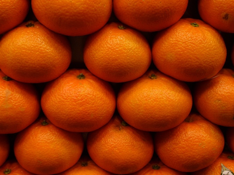 看上去就很甜的橘子图片