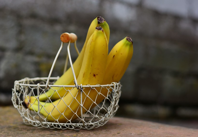 一组成熟的香蕉图片欣赏