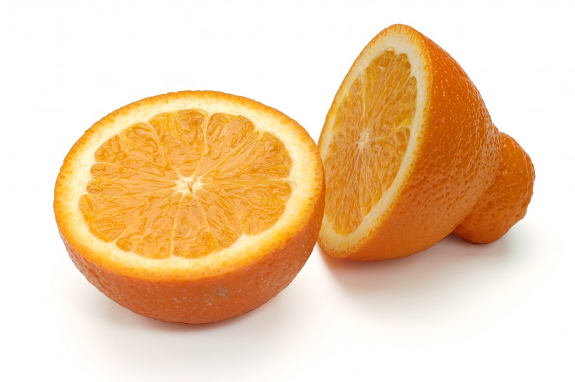 切开的橙子高清真实图片欣赏