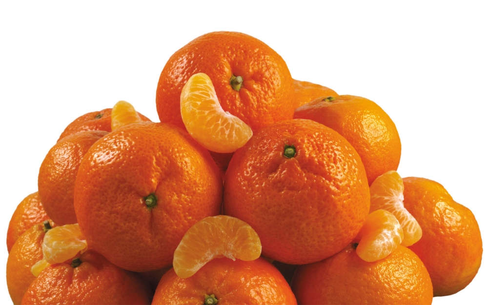 一组超级新鲜的酸酸甜甜的橘子特写图片