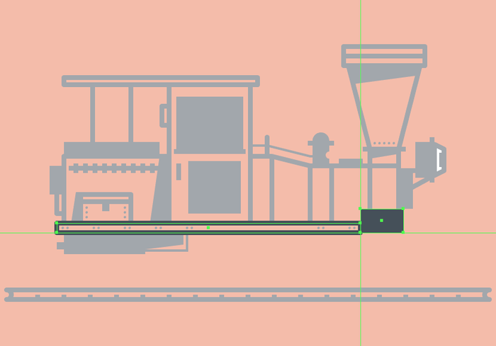 插图制作，用PS制作复古风格的火车插图