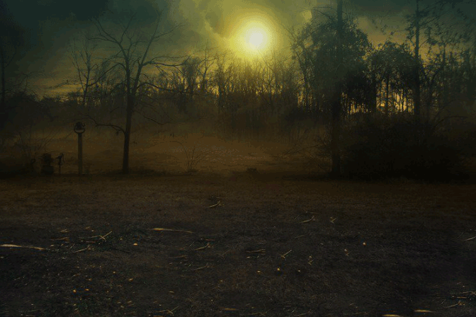 场景合成，用ps合成一个梦幻的森林场景效果照片