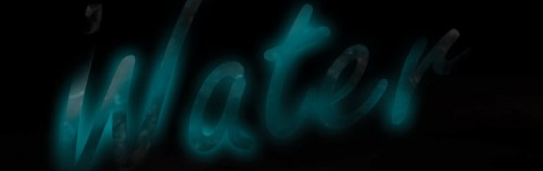 ps教程:_3 paste clipping mask 500x158 Create a Glowing Liquid Text with Water Splash Effect in Photoshop