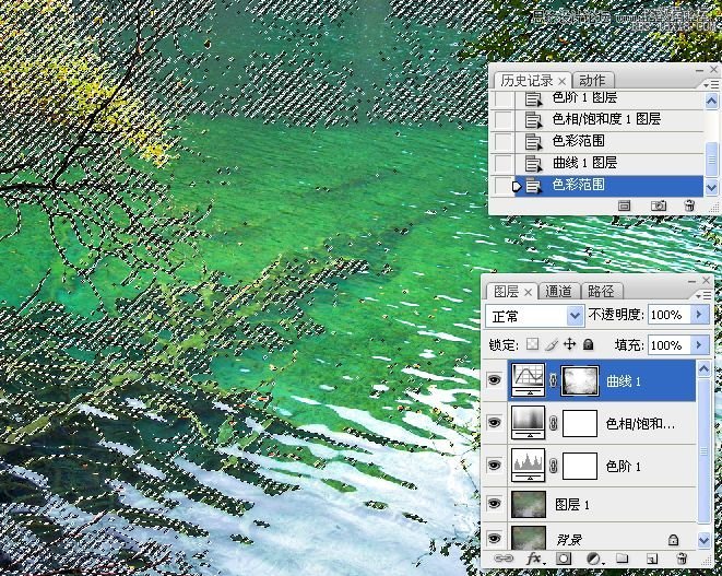 Photoshop调出水面风景照片清澈通透的颜色,PS教程,16xx8.com教程网