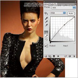 Photoshop打造时尚色片灯光效果人像后期,PS教程,16xx8.com教程网