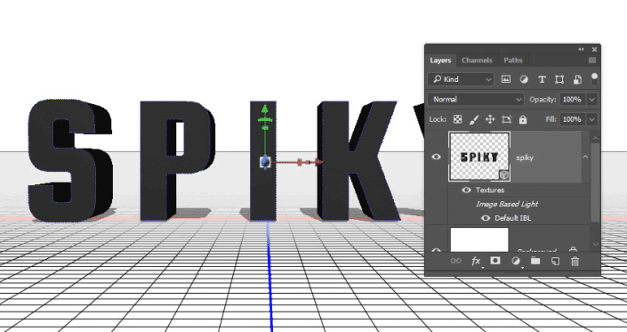 金属字，用PS制作3D效果的金属铆钉文字