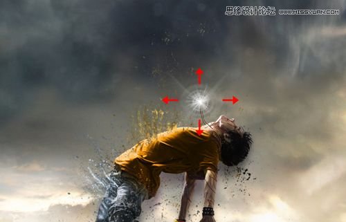 Photoshop打造人体解体爆破瞬间特效,PS教程,16xx8.com教程网