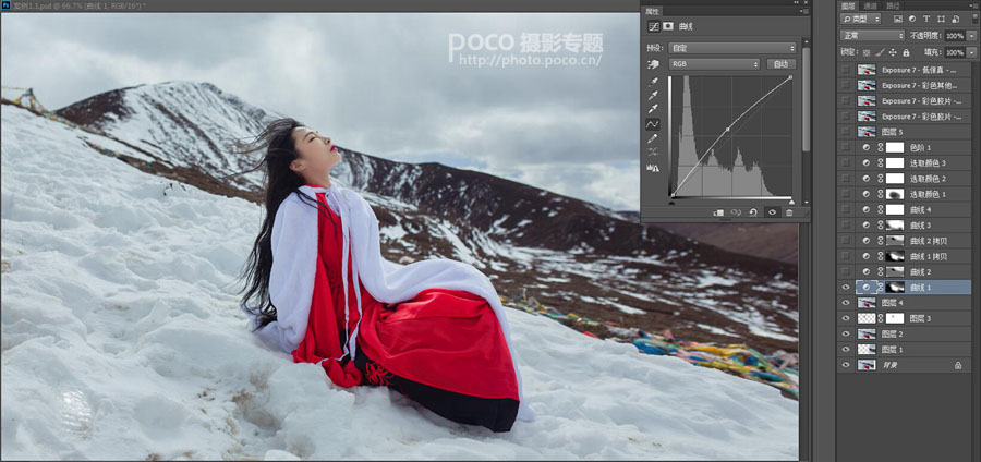 写真后期，唯美古风的写真拍摄及后期思路