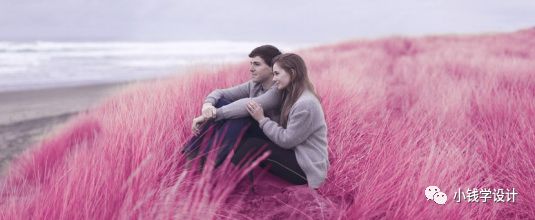 Photoshop調出外景情侶照片唯美紫色調