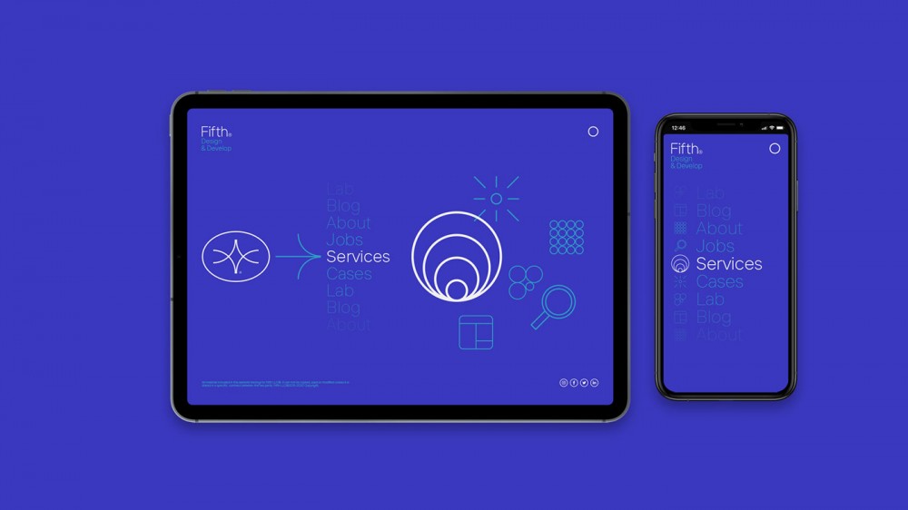 Fifth設計和軟件開發公司品牌VI設計