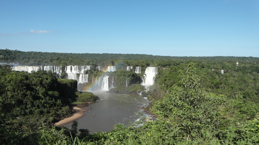巴西伊瓜蘇大瀑布自然風景圖片