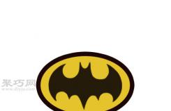 怎么样画蝙蝠侠的徽章 来看手绘蝙蝠侠的方法