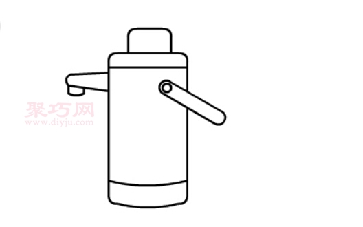 暖水瓶画法第4步