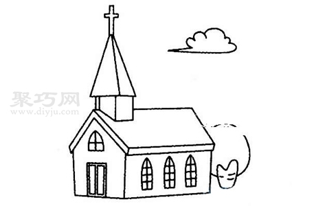 怎么畫教堂 一步一步教你畫教堂簡筆畫