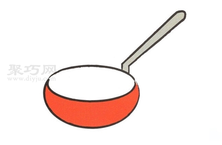 平底鍋怎么畫最簡單 平底鍋簡筆畫畫法