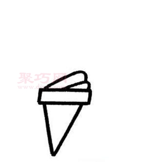 冰淇淋画法第3步