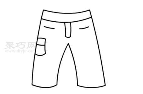 小朋友画裤子简单画法 来学裤子简笔画