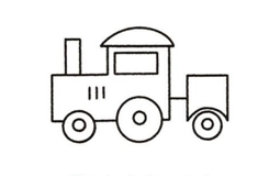 怎么画拖拉机最简单 拖拉机简笔画步骤