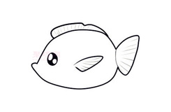 兒童簡筆畫魚的畫法 教你如何畫魚簡筆畫
