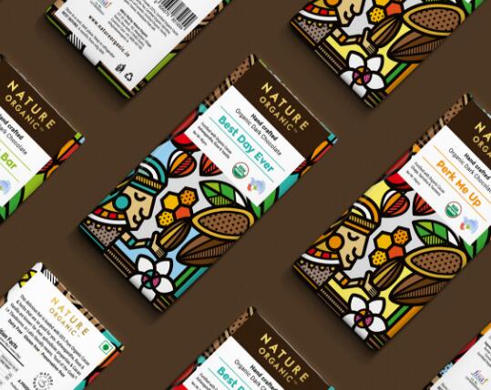 手工巧克力品牌：Nature Organic包裝設計