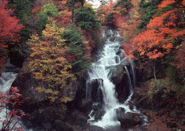 秋季红叶和湖水图片(22张)