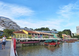 新加坡克拉码头风景图片(12张)
