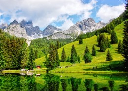 奥地利哈尔施塔特顶石山优美自然风景图片(26张)