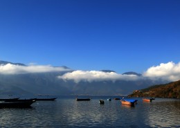 云南丽江沪沽湖自然风景图片(11张)