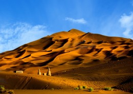 新疆库木塔格沙漠自然风景图片(9张)