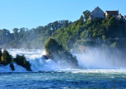 瑞士莱茵瀑布自然风景图片(16张)
