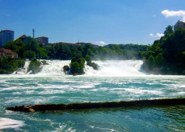瑞士莱茵瀑布自然风景图片 (16张)