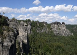 德国易北河砂岩山脉自然风景图片(14张)